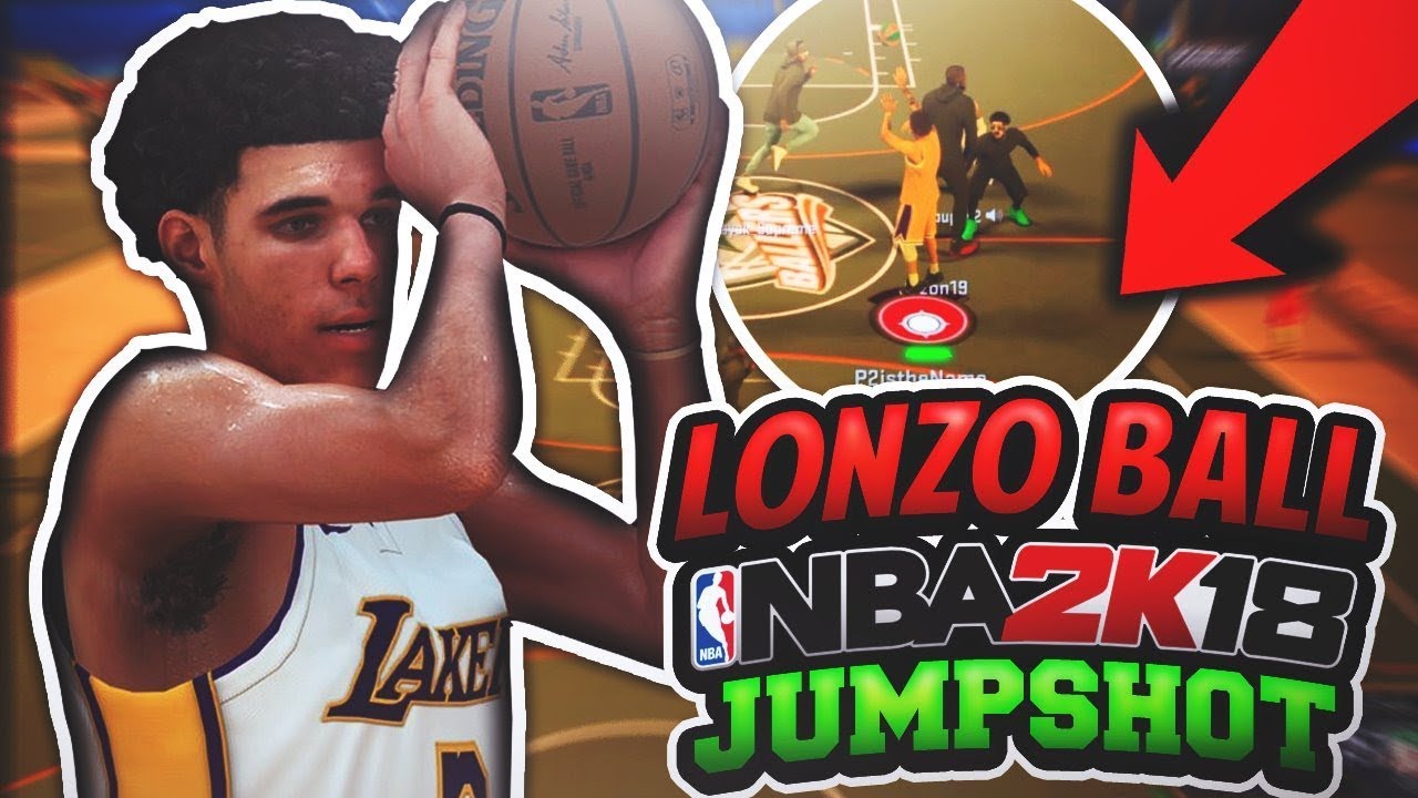 USING LONZO BALL'S NBA 2K18 JUMPSHOT! LONZO'S UGLY JUMPER CONFIRMED IN NBA 2K18! NBA 2K18