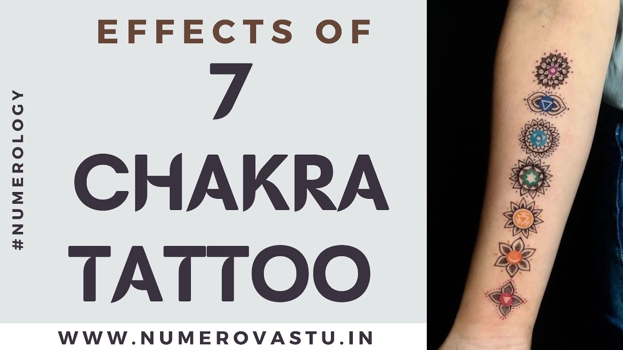 Effects of 7 Chakra Tattoo | #TattooNumerology | World's 1st Exclusive Video by #NumeroVastu