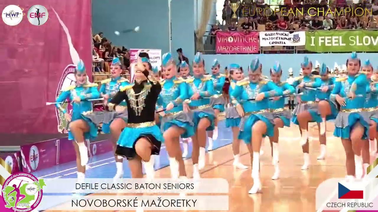 MWF/ 🏆 EUROPEAN CHAMPION 2023. 🏆DEFILE CLASSIC BATON SENIORS/ NOVOBORSKE MAŽORETKY - CZ