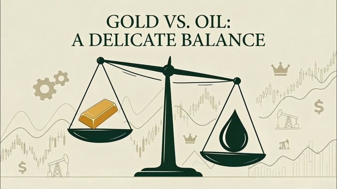 Gold vs Oil -The surprising link revealing growth, inflation and crises