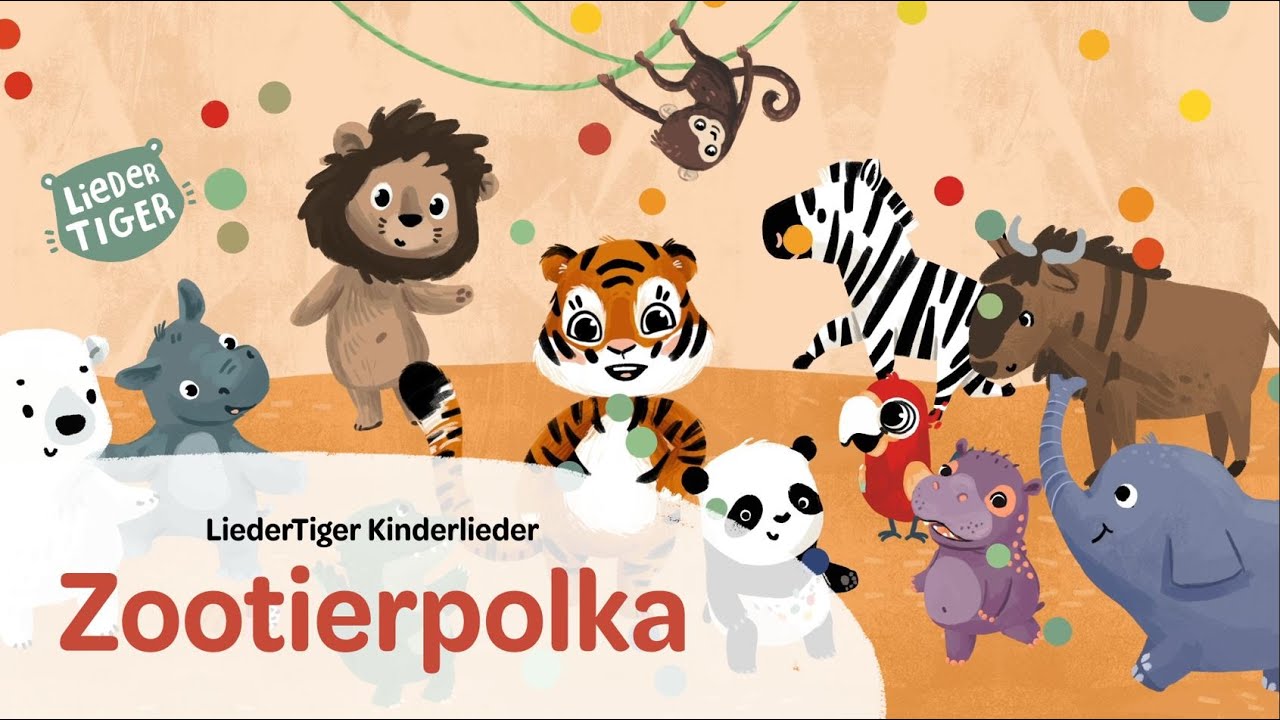 LiederTiger | Zootierpolka | Karnevalslied | Faschingslied | Mitmachlied | Mitsinglied | Spaß