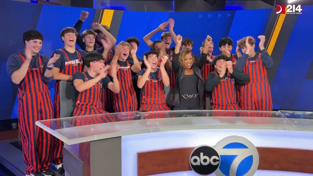 Buffalo Grove High School's Blue Crew on Windy City Live