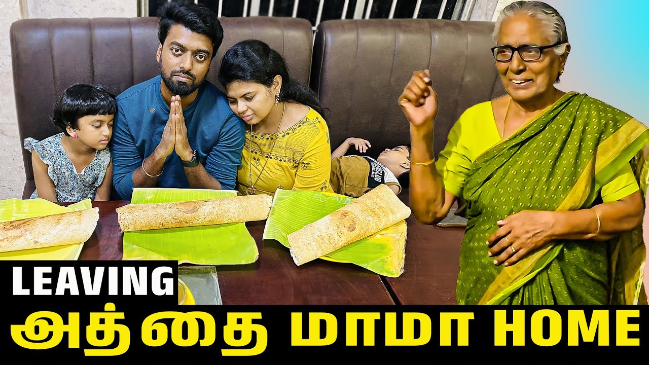 Leaving அத்தை மாமா Home 🏡 Meeting Ceylon பாட்டி in Tirunelveli !!