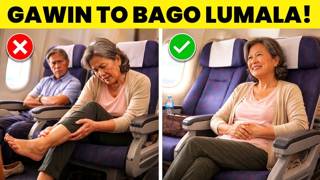 Long Flight Warning: 7 Senyales na Delikado na ang Binti/Paa (At Anong Gagawin Sa Upuan)