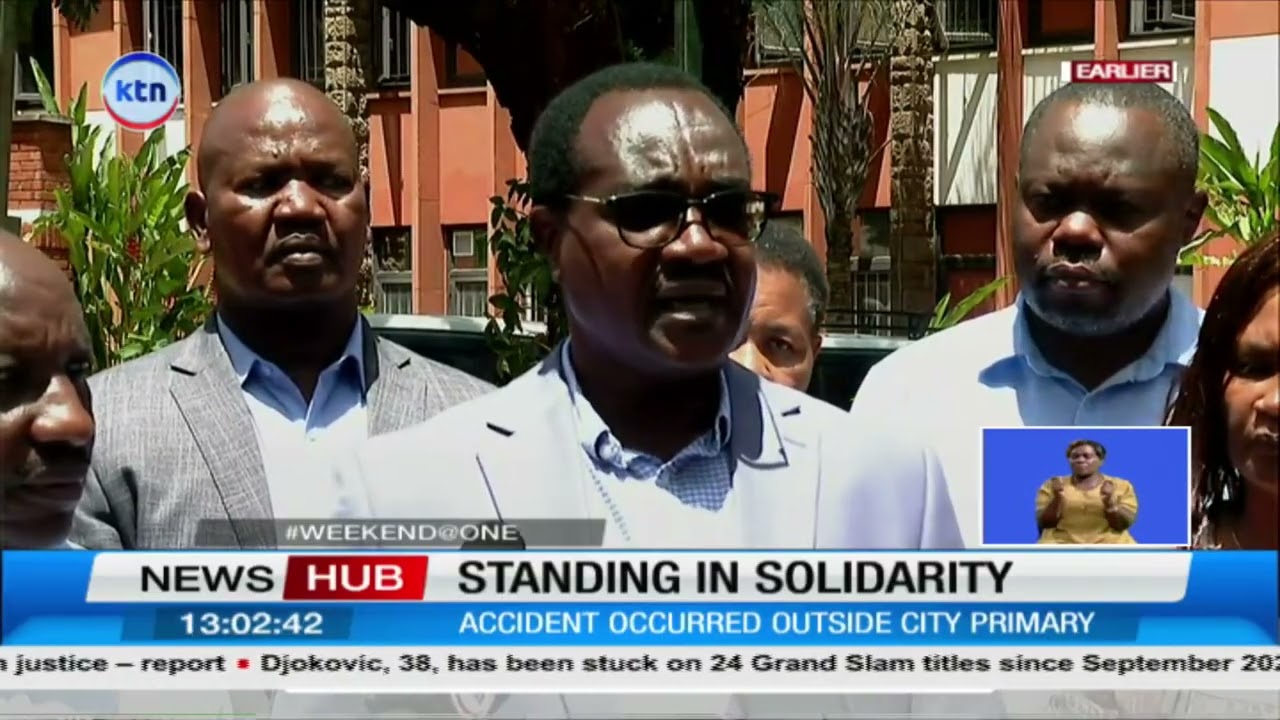 TSC and KUPPET officials visit injured teachers after City Primary crash