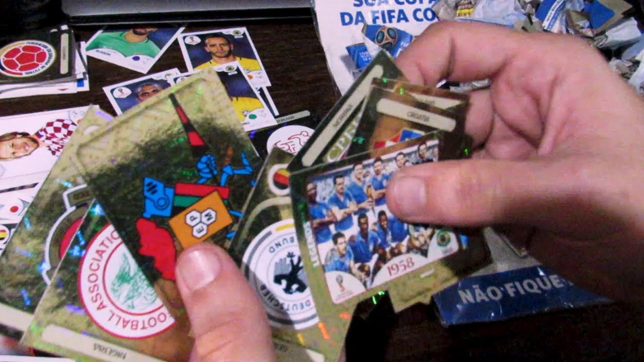 ABRINDO PACK DE FIGURINHAS DO ÁLBUM DA COPA DO MUNDO DA RÚSSIA 2018 - VÁRIAS FIGURINHAS BRILHANTES!