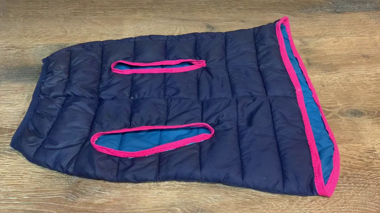 Cómo hacer un abrigo para tu perro, con un anorak que ya  no te pones