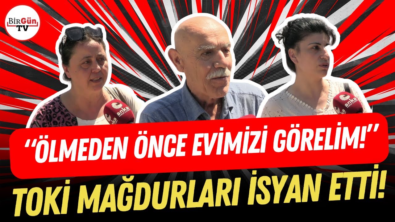 TOKİ Aliağa'da sözleşme mağdurları isyan etti: “ÖLMEDEN ÖNCE EVİMİZİ GÖRELİM!”