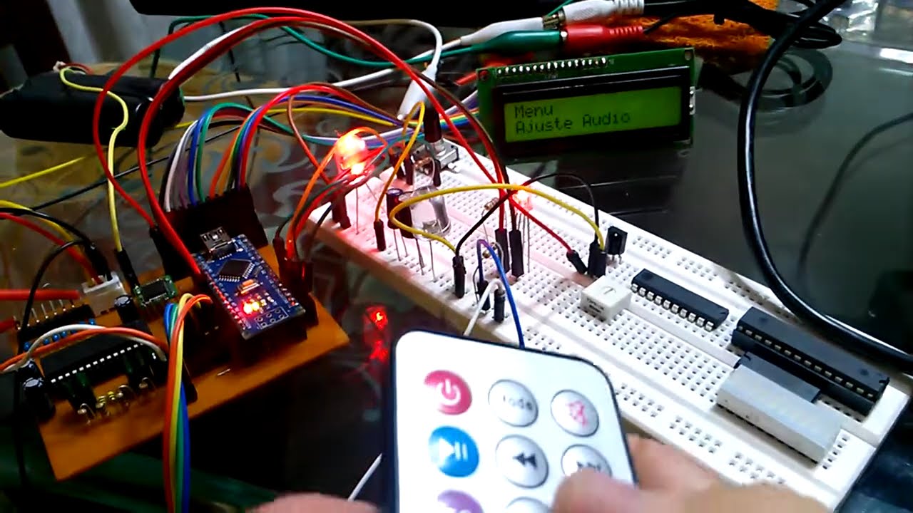 Arduino Powered Gainclone TDA7439 SP3767 - TEA5767