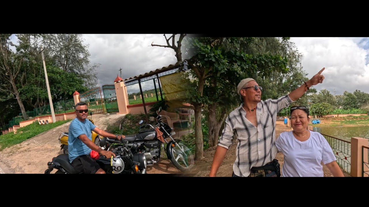 4th day of bylakuppe n  exploring the 2camp tso#fun time wid family