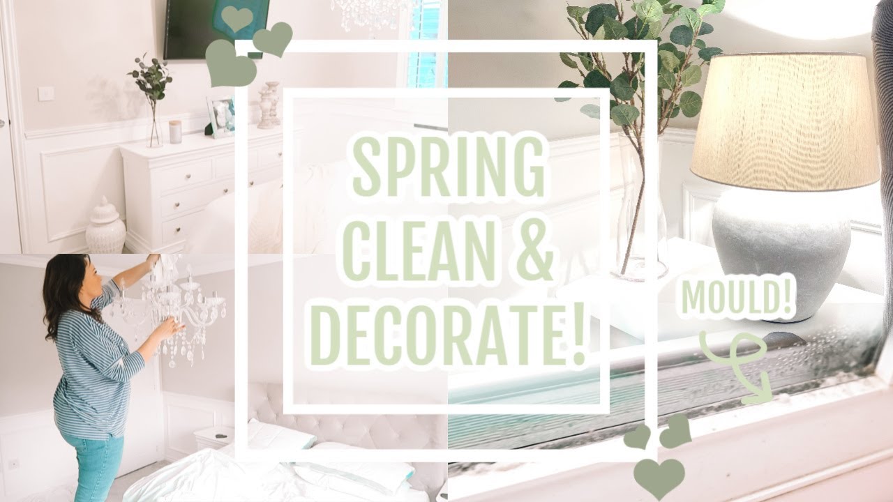 SPRING CLEAN AND DECORATE 2020 | ALL DAY CLEAN WITH ME | MASTER BEDROOM REVEAL | ELLIS SARA SMITH