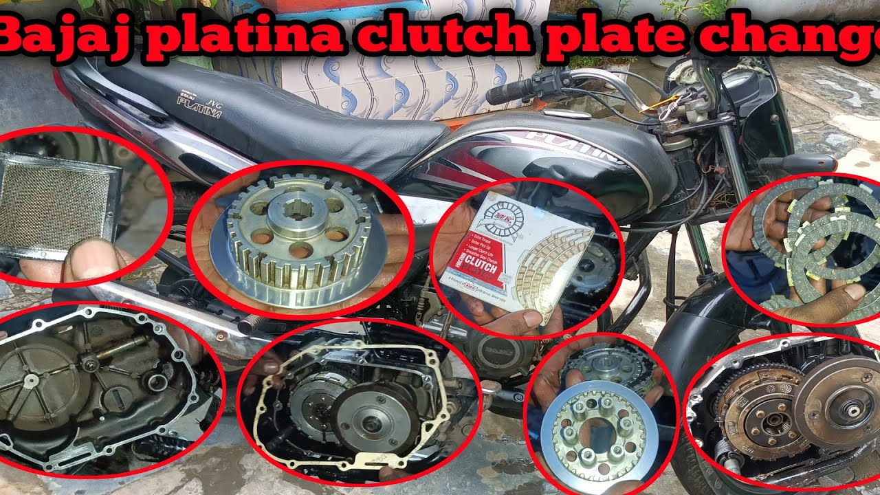 Platina clutch plate change/Platina 100 clutch plate change/Bajaj platina clutch plate change#viral