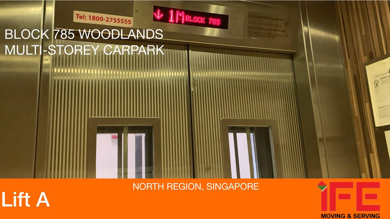 HDB Block 785 (MSCP) Woodlands || IFE Elevator 🚘