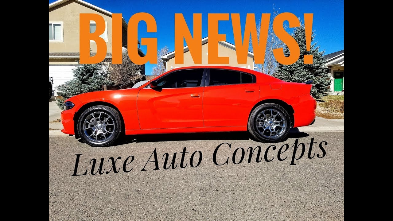 Luxe Auto Concepts side marker tint | Dark smoke | 2017 Charger