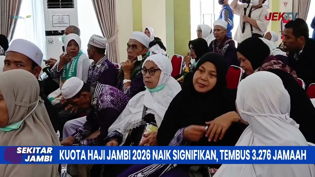 KUOTA HAJI JAMBI 2026 NAIK SIGNIFIKAN, TEMBUS 3 276 JAMAAH