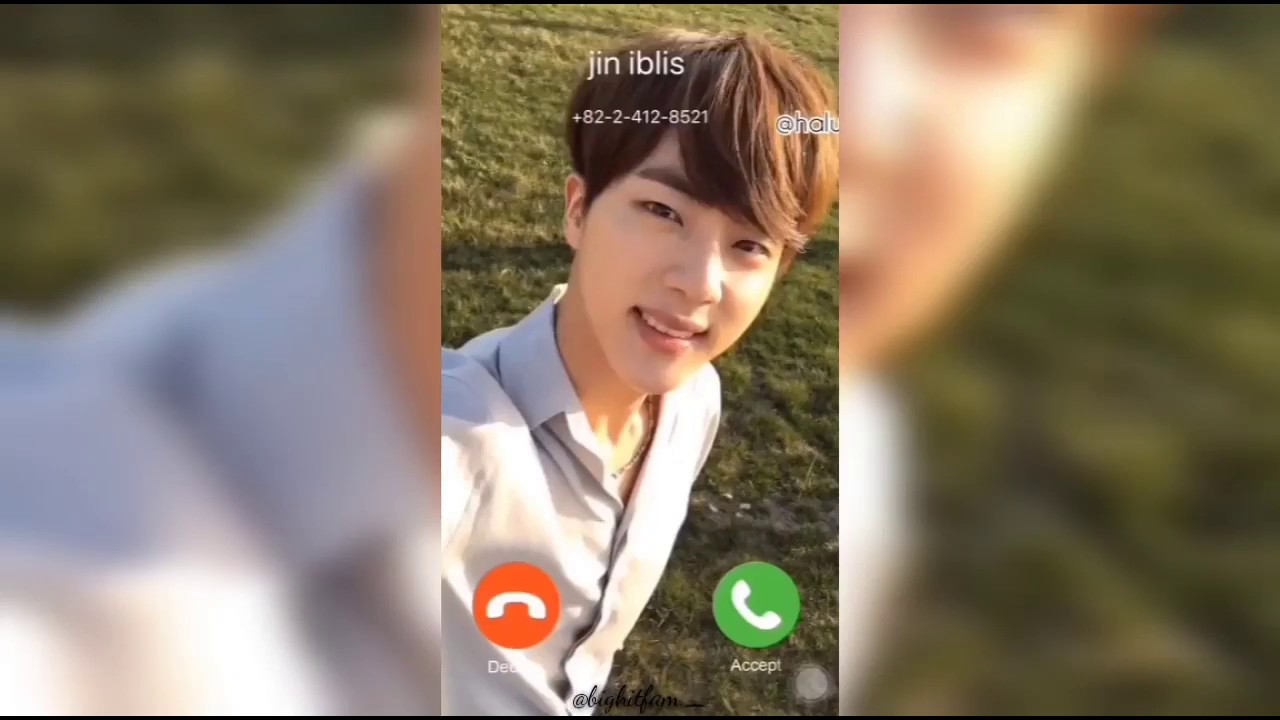 BTS ( 방탄소년단 ) - Video call with Jin