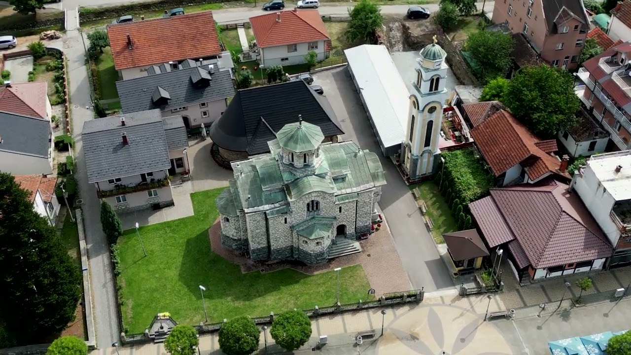 Krupanj from Air - free video for broadcast no copyright