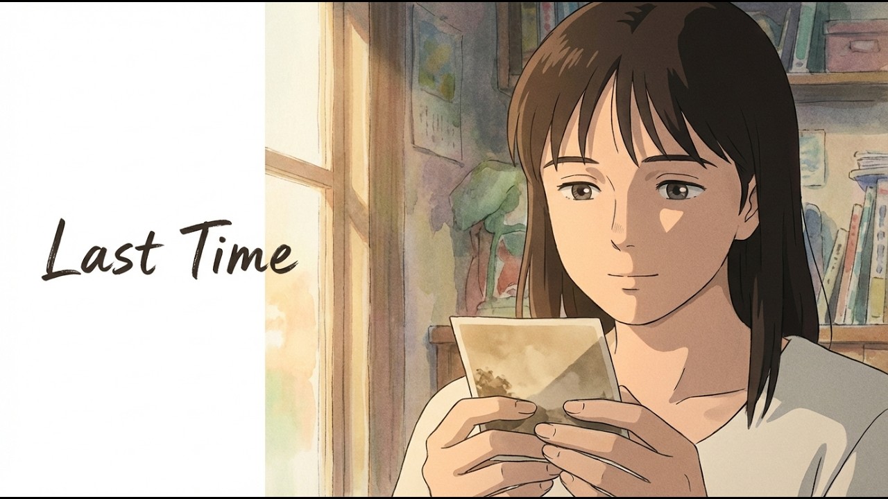 She Looked at His Photo One Last Time Before Leaving the City | Ghibli Style Video