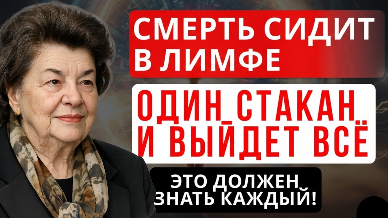 Застой лимфы и мозг: 3 полезных напитка для ясности ума, энергии и здоровья