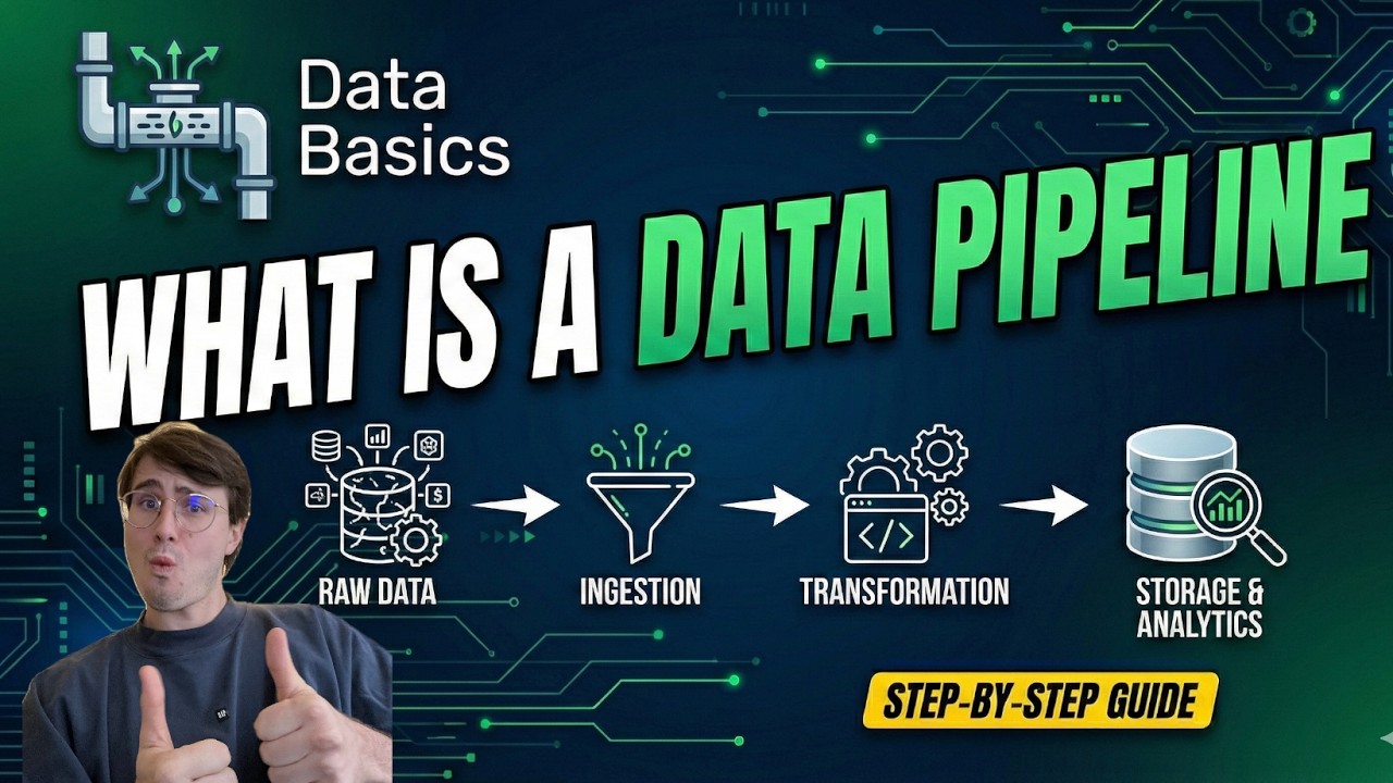 What is a Data Pipeline! Data Pipelines Explained for Beginnes!