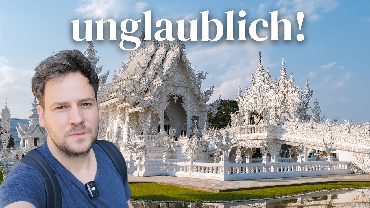 Chiang Raiʹs weißer Tempel - Wat Rong Khun - und das schwarze Haus