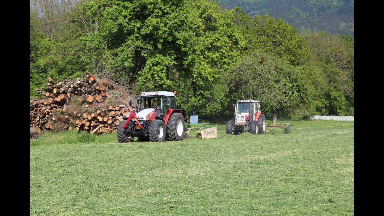 [CapView] Schwaden 1. Schnitt 2019 | Steyr/Claas/Krone
