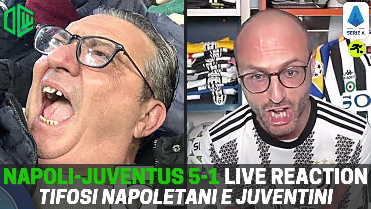 NAPOLI JUVENTUS 5-1 LIVE REACTION | 