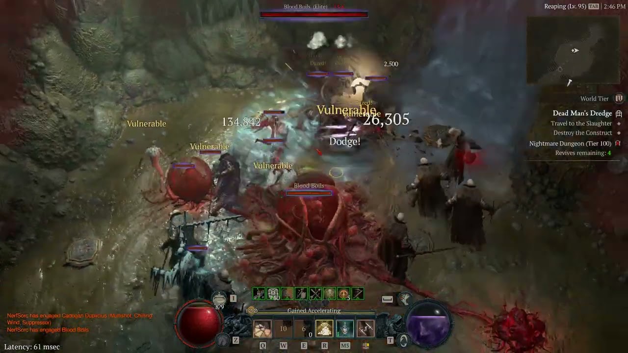 Sub 5 minutes dead mans dredge frostbitten shadow imbuement rogue T100
