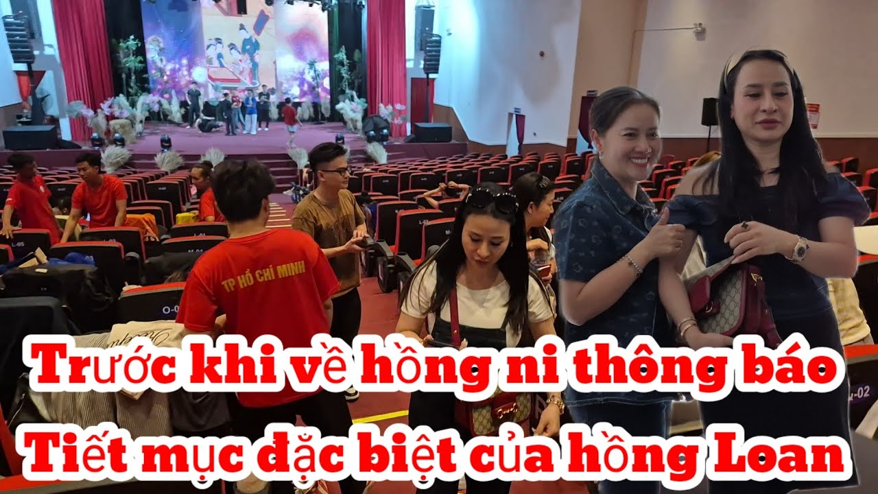 Trước khi ra về hồng ni thông báo Tiết mục đặc biệt của hồng Loan và bùm bum tại rạp Hồng liên 