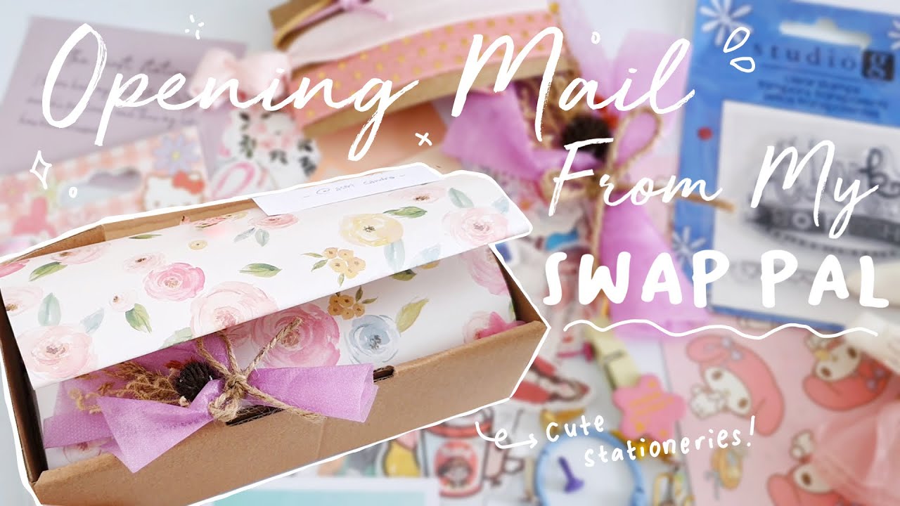 Opening Stationery Swap Mail - Indonesia