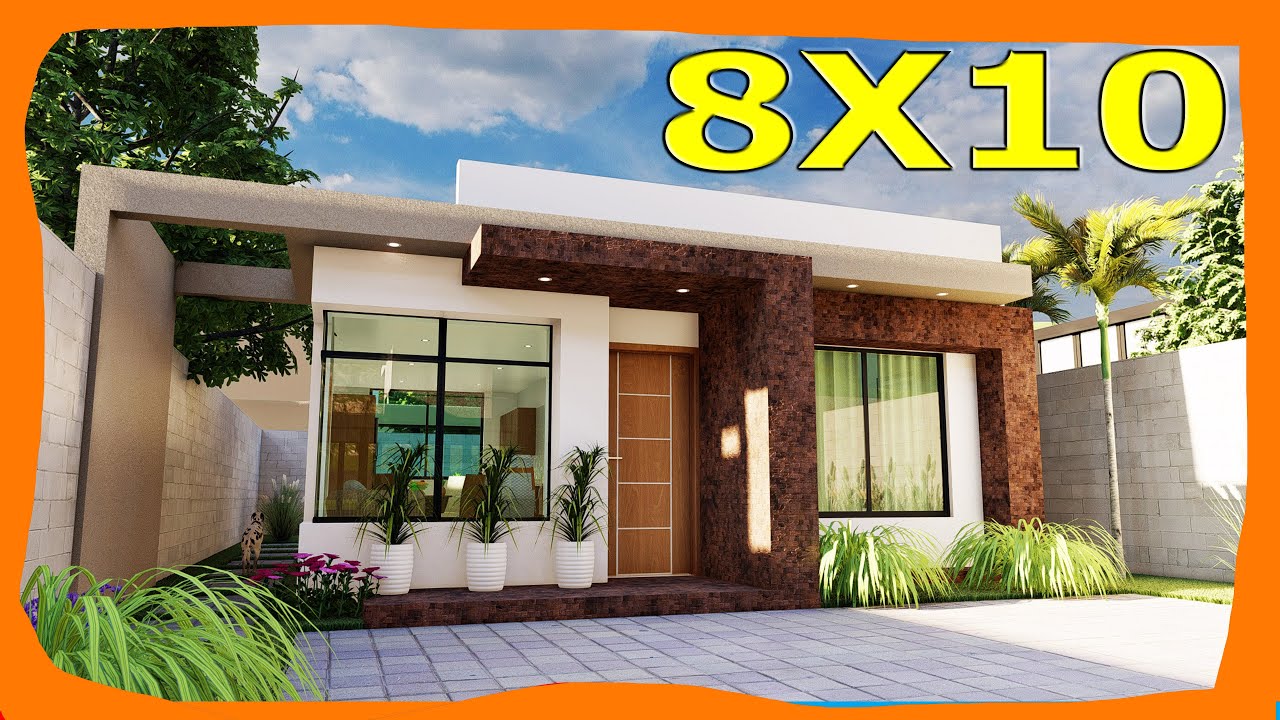 Casa de 8x10 metros de UN Piso (Dos Recamaras)