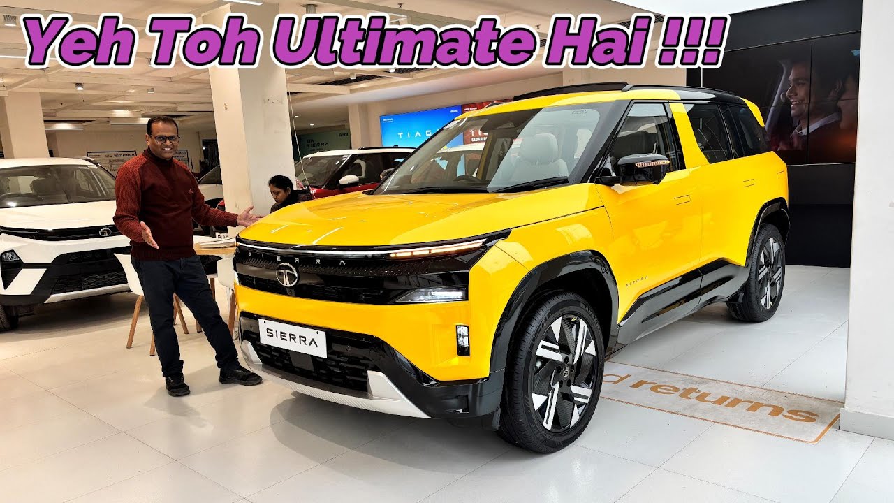 Creta Ko Khane Aagayi Tata Sierra !!! Gazab Ka Look ! Segment Best Features & Safety ! Full Review