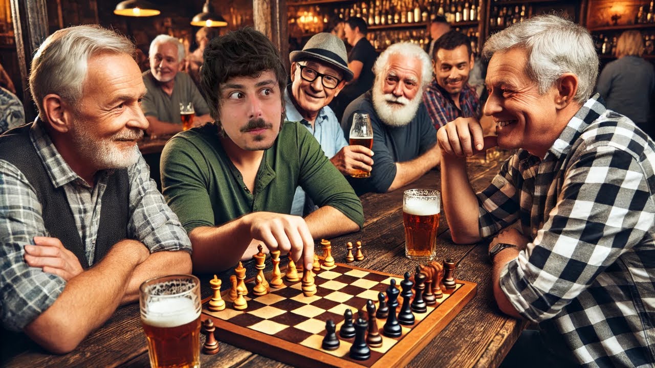 Maestro di Scacchi VS Giocatori da Bar