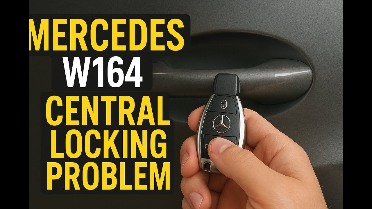 Mercedes W164 Central Locking Issue And How I Detected the Fault