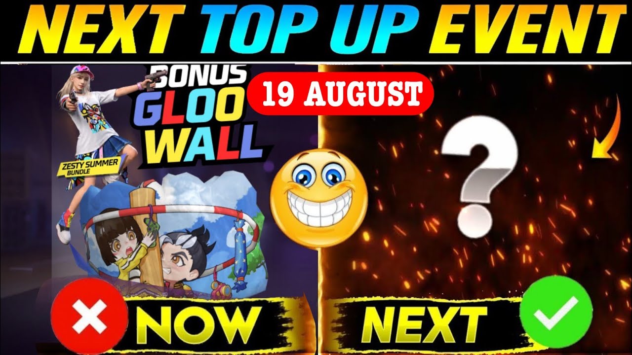 Next TopUp Event 100% Confirm | Free Fire Next Topup Event | Next Top Up Event Kaun Sa Aayega FF