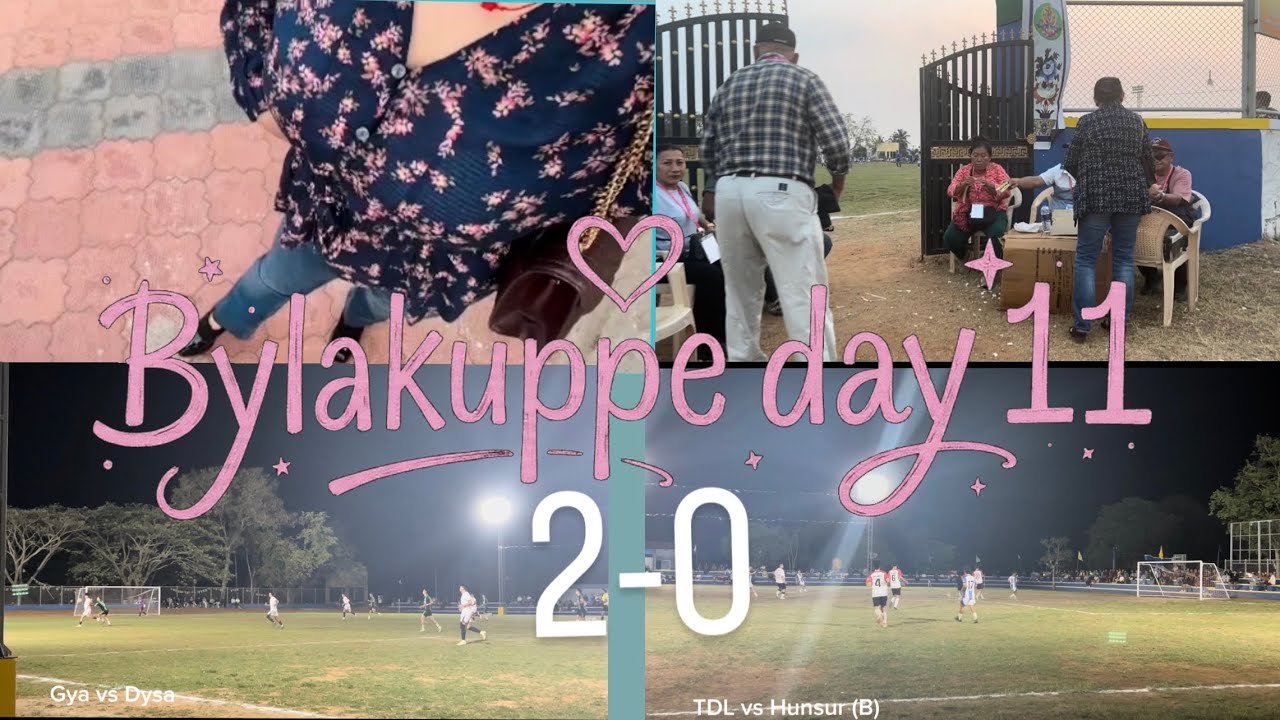 Football match day 3 | Hunsur Rabgyaling | India vlog day 11