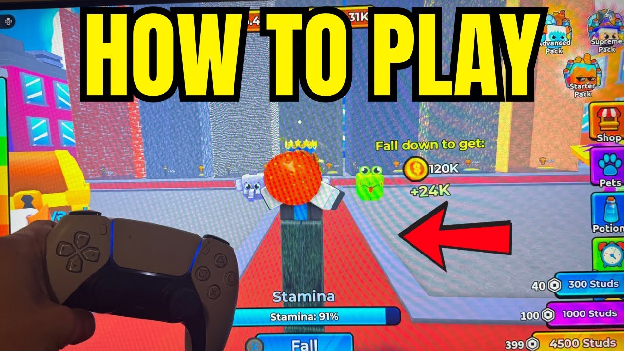 How to Play Get Tall and Fall on Roblox (Beginner Guide) PS4, PS5, Xbox