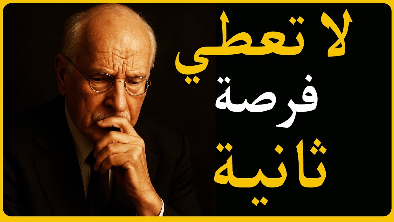توقف عن إعطاء فرصة ثانية لمن كسر قلبك - سيغير حياتك للأبد - كارل يونغ