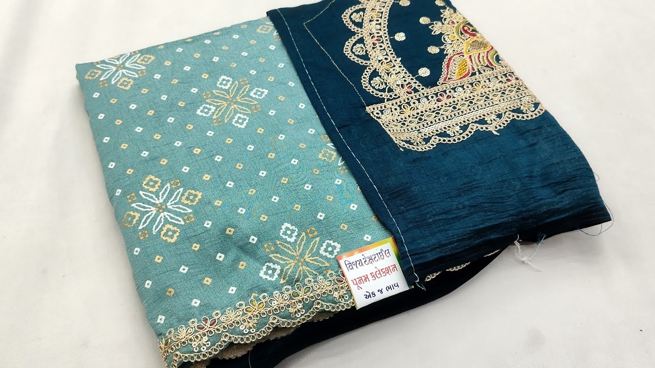 #exclusive fancy bandhani print saree फेन्सी बांधनी प्रिंट साडी। #heavyblouse #trendingsarees