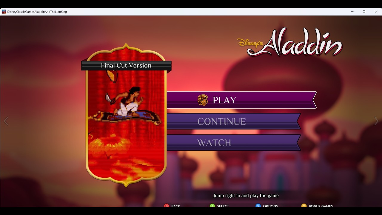 Disney's Aladdin Final Cut Sega Genesis  Version Playthrough