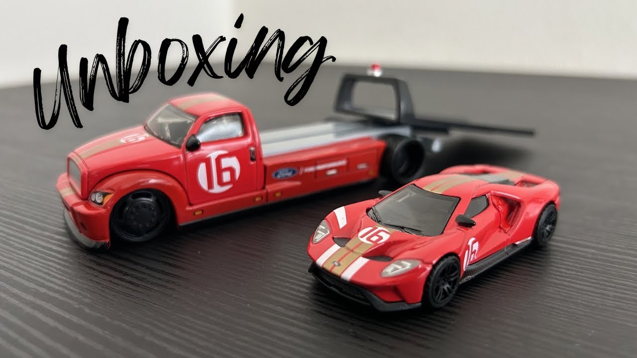 UNBOXING Maisto Flatbed / 2022 Ford GT Heritage Edition | ASMR 