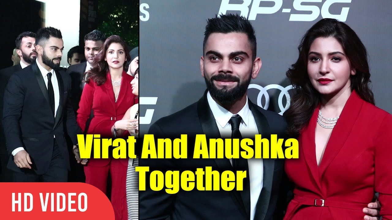 Cute Couple Virat Kohli And Anushka Sharma Together | Indian Sports Honours Awards 2017