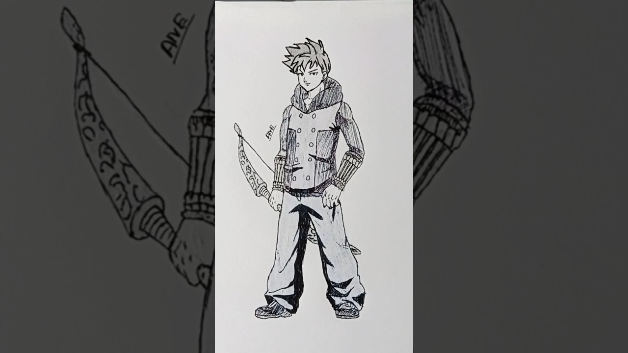 Arthur Pendragon drawing speed drawing #shorts #drawing #anime #arts #arthur #arthurpendragon