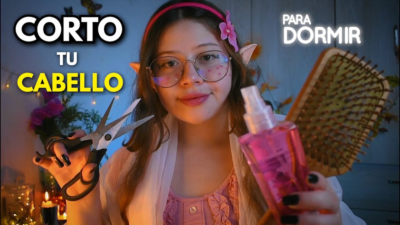 ASMR ✂️ PELUQUERÍA 🧝🏻‍♀️🌿Elfa te CORTA el Cabello ✂️*Atención Personal para DORMIR*/ ASMR en ESPAÑOL