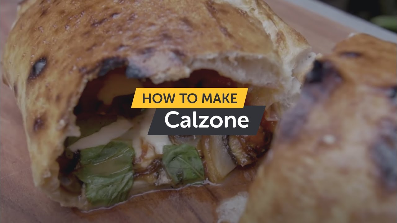 How To Make Wood-Fired Calzone Pizza | Making Pizza At home