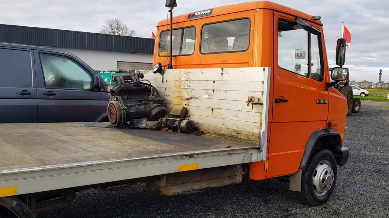Mercedes 609 D med knæklad 294.774 på klaravik Danmark.dk