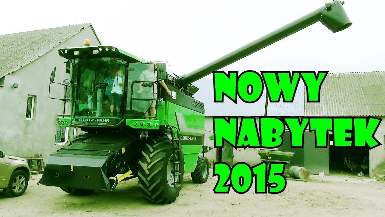 Nowy Nabytek 2015 - Kombajn DeutzFahr 6040 HTS !