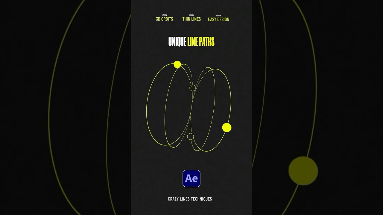 Create Amazing 3D Motion Graphic Line Paths in After Effects
