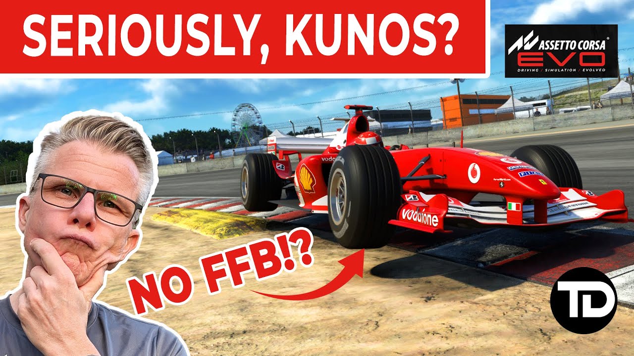 I am (still) appalled by the FFB in Assetto Corsa EVO! But that's not all...