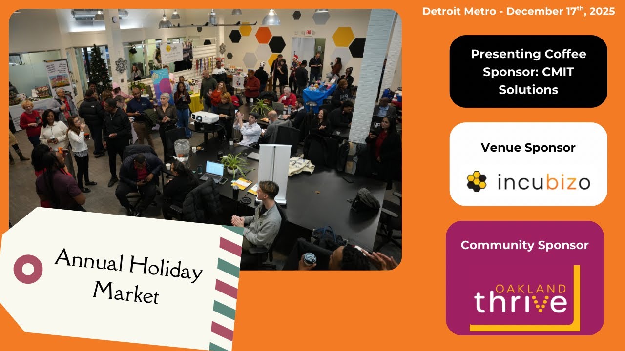 1 Million Cups Detroit Metro - Annual Holiday Market